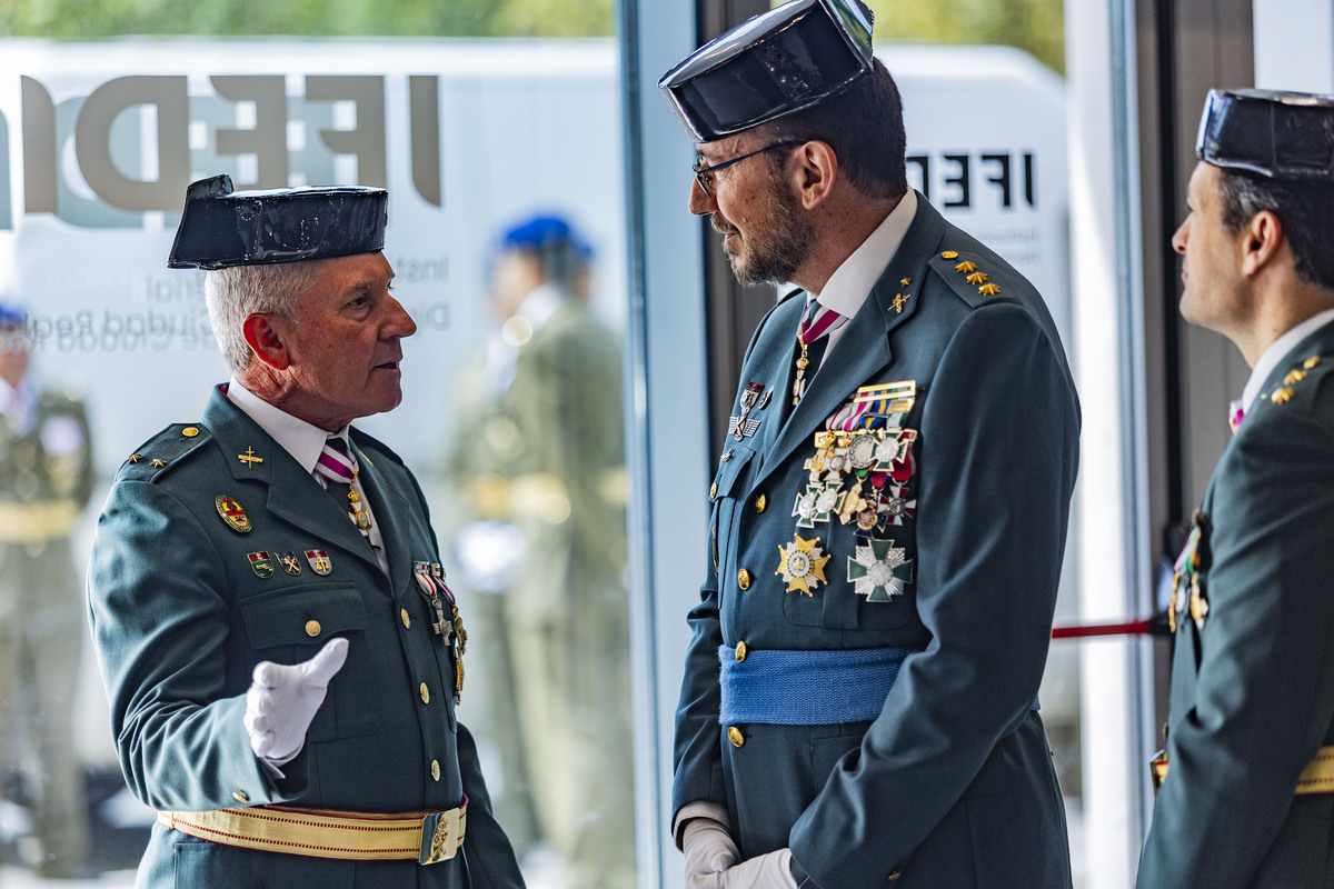 Celebración del 180 Aniversario de la Guardia Civil, acto celebrado en el Fed de Ciudad Real  / RUEDA VILLAVERDE