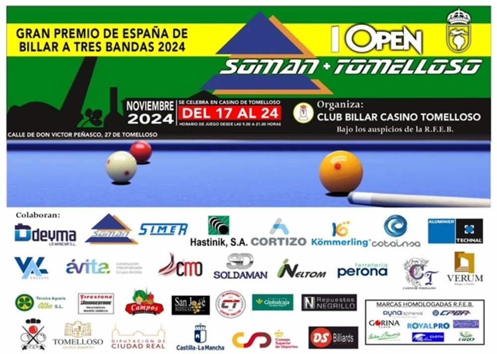 Cartel del torneo.