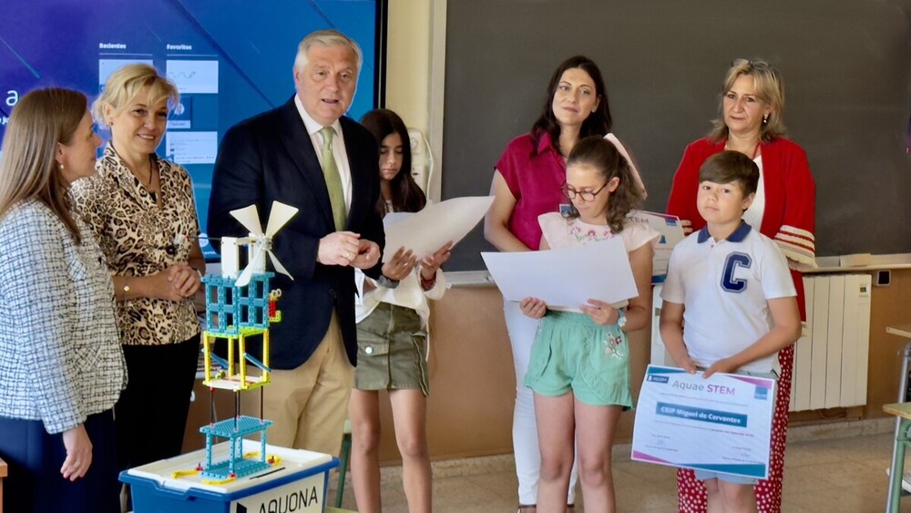 El CEIP Miguel del Cervantes gana el mejor proyecto Aquae STEM