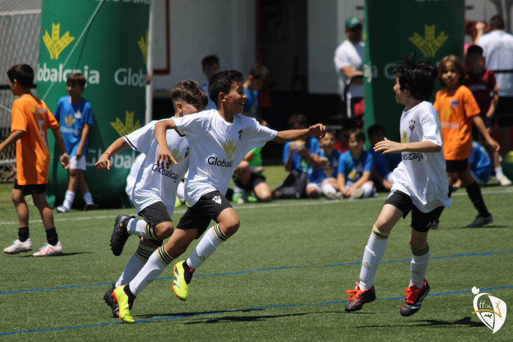 Un partido de la Liga Regional Globalcaja.