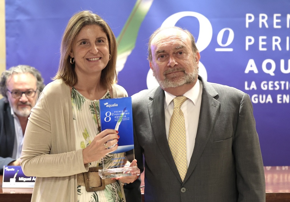 Aqualia premia ‘la autovía del agua’ de Ana Pobes