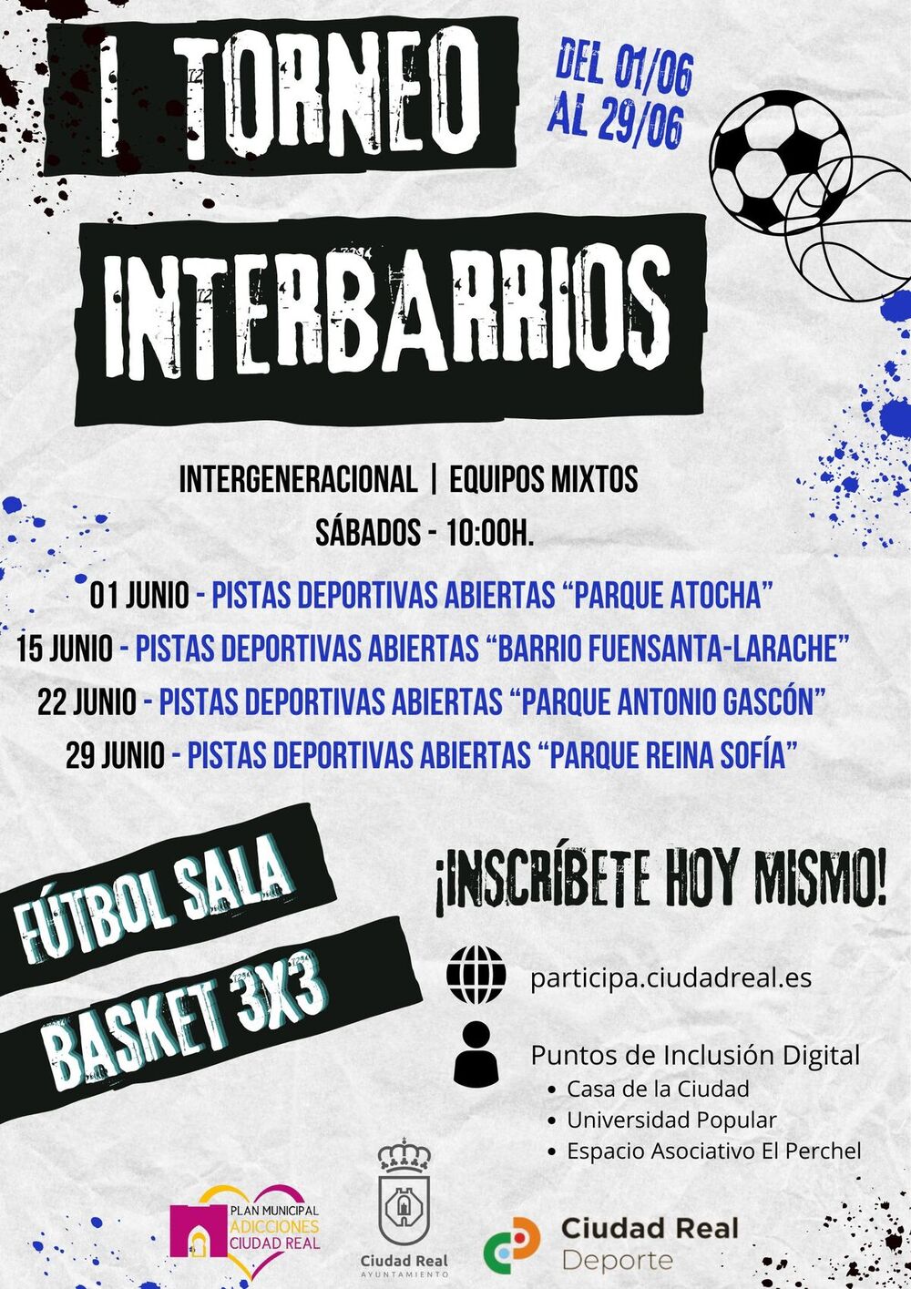 Cartel del I Torneo Interbarrios.