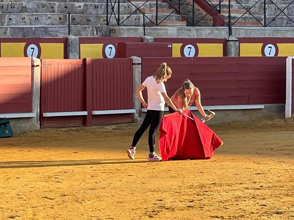 Clase de la Escuela Taurina de Ciudad Real