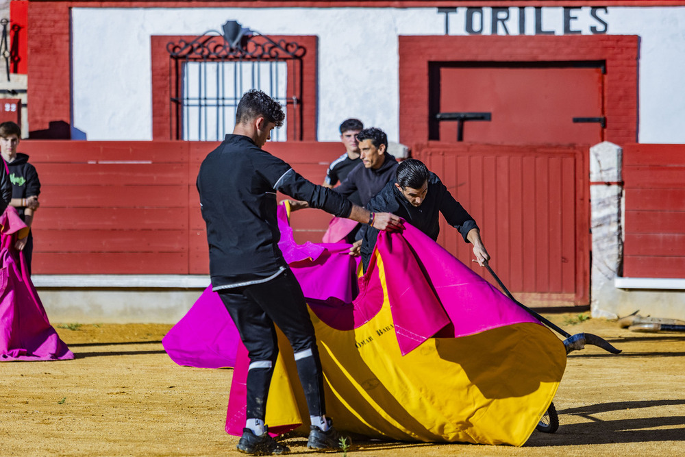 Clase de la Escuela Taurina de Ciudad Real