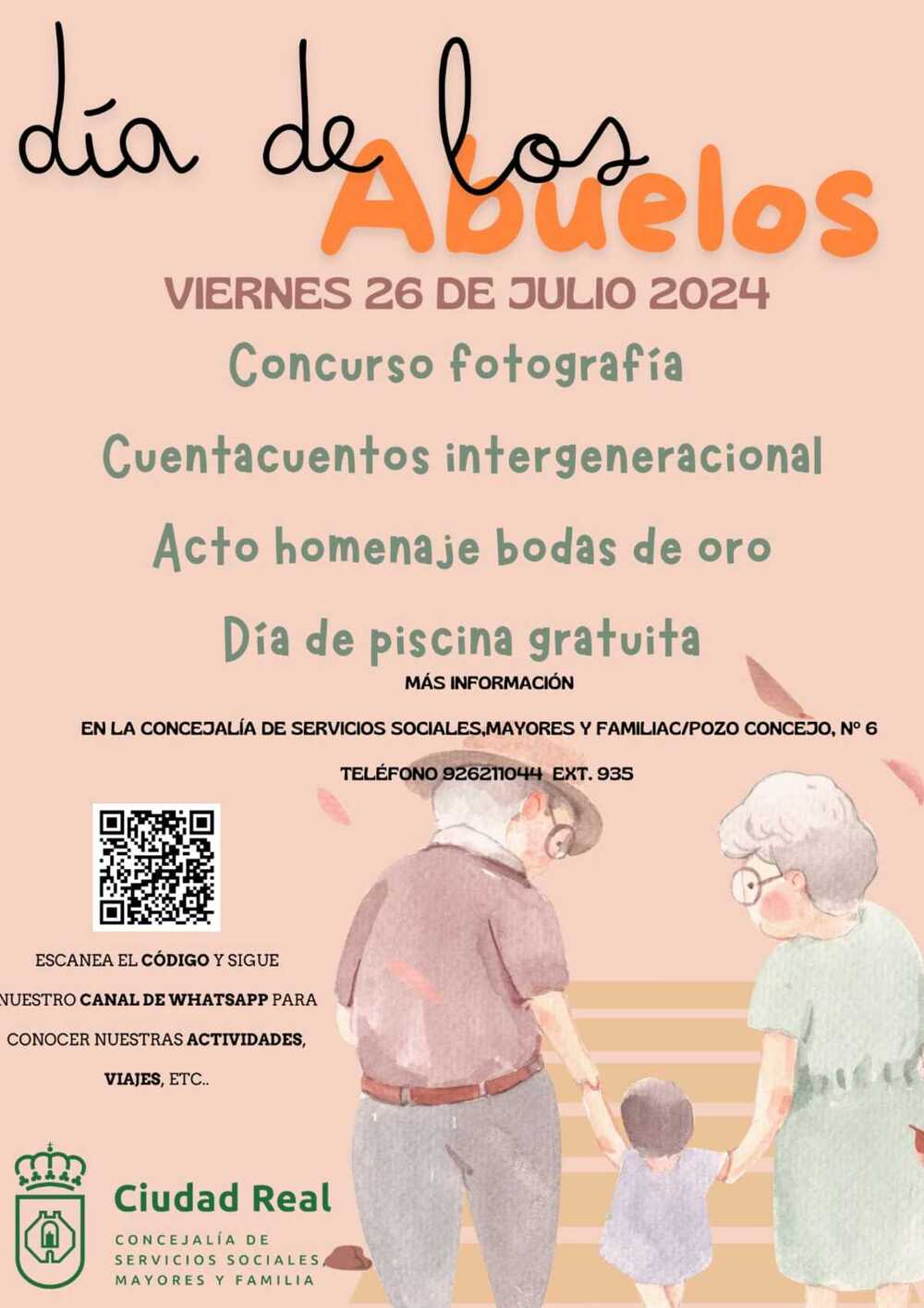 Abierto el plazo para participar en el Día de los Abuelos