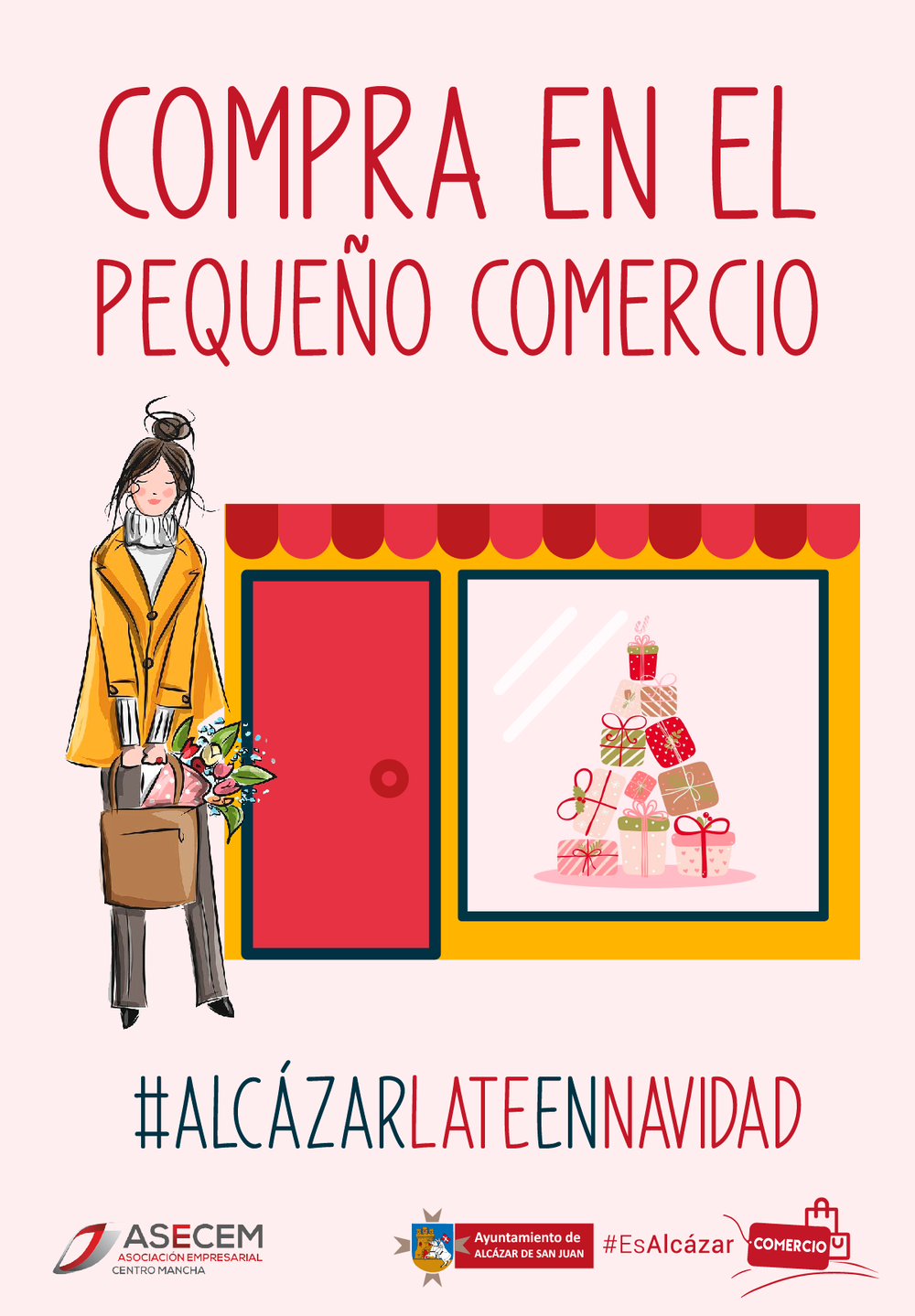 'Alcázar late en Navidad', lema para el pequeño comercio