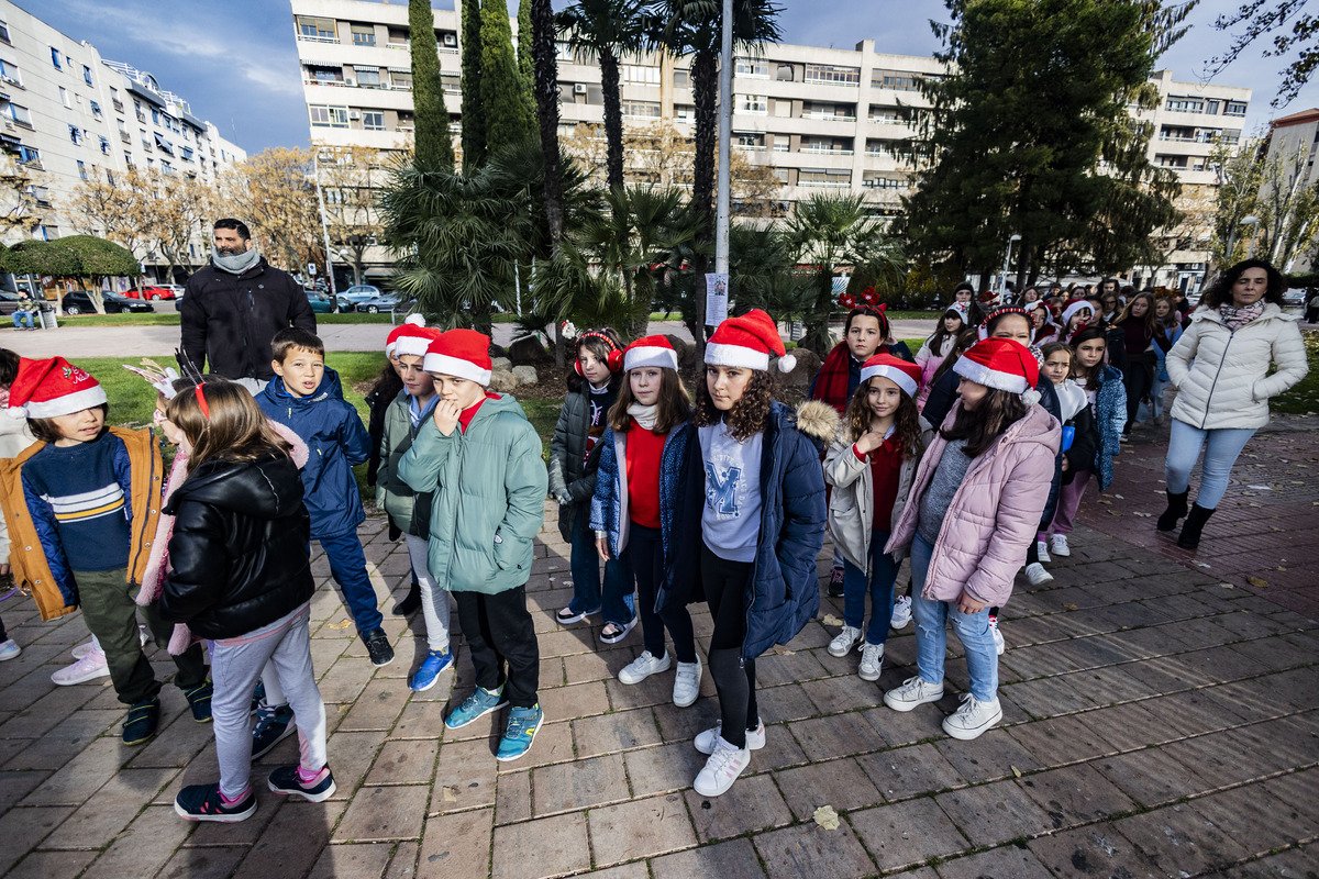 Navidad, caanto de villancicos de los colegios de ciudad real en el Arco del Torreón, Concierto de villancicos  / RUEDA VILLAVERDE