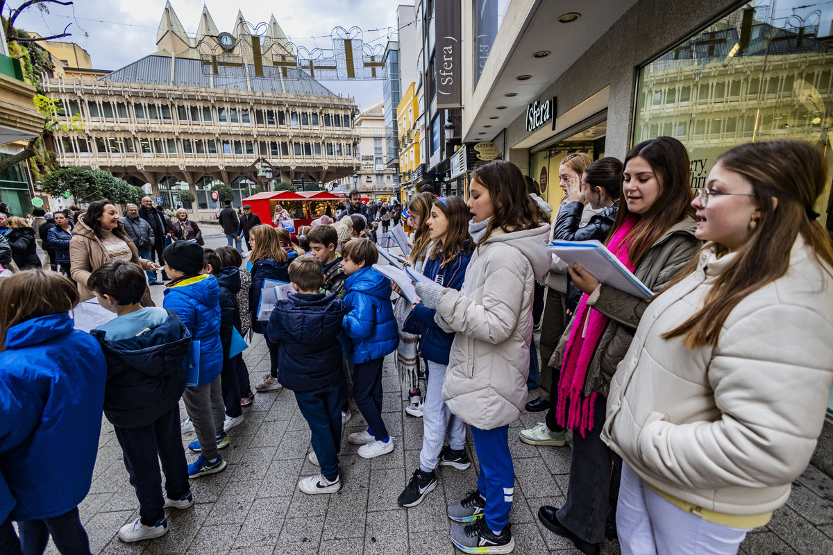 Navidad, caanto de villancicos de los colegios de ciudad real en el Arco del Torreón, Concierto de villancicos  / RUEDA VILLAVERDE