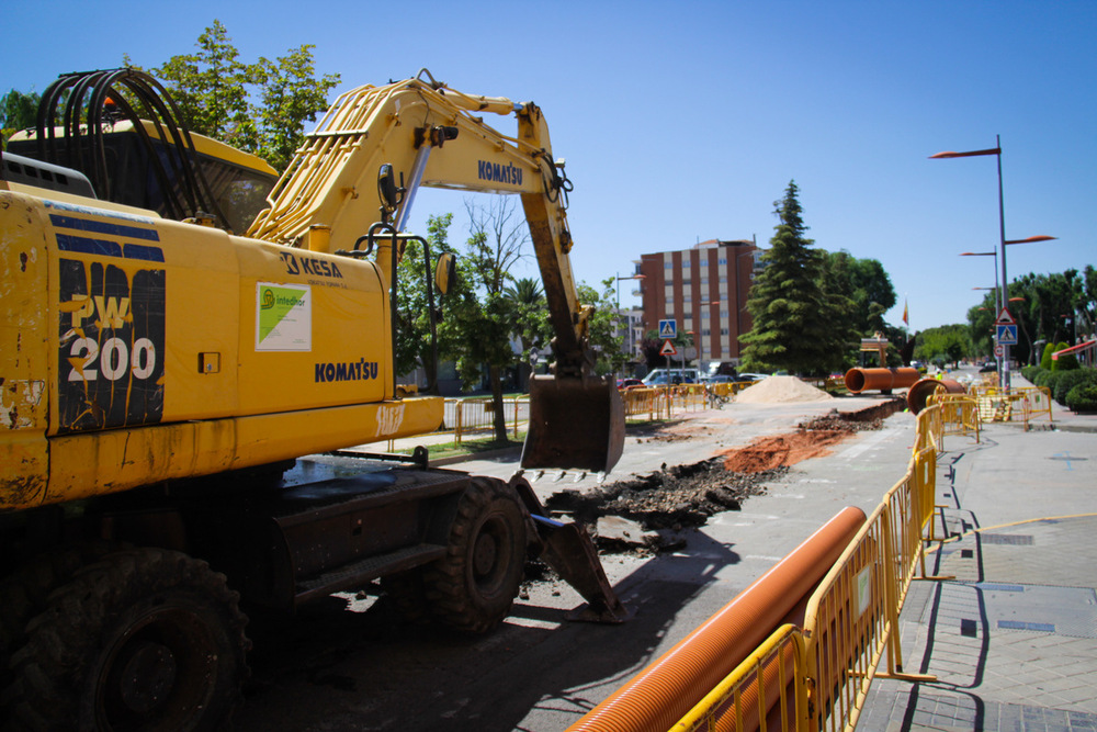 Alcázar actúa en la mejora de recogida de aguas pluviales