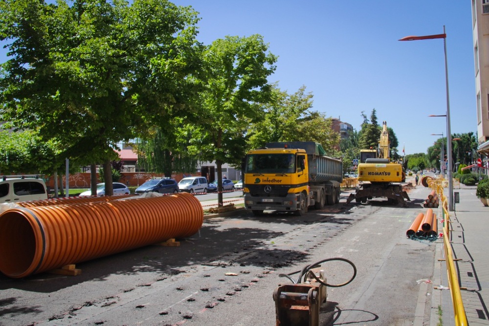 Alcázar actúa en la mejora de recogida de aguas pluviales