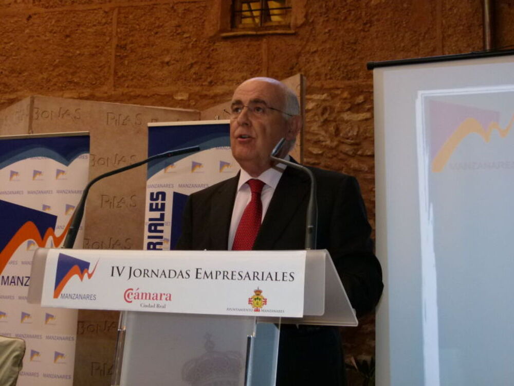 Noblejas, en una jornada empresarial celebrada en Manzanares en 2014