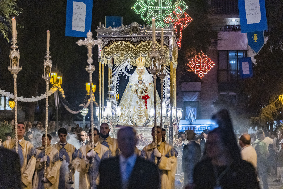 Procesión de la Virgen del Prado de Ciudad Real Feria de Agosto  / RUEDA VILLAVERDE