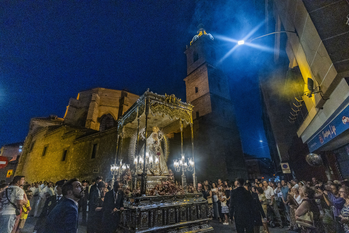 Procesión de la Virgen del Prado de Ciudad Real Feria de Agosto  / RUEDA VILLAVERDE