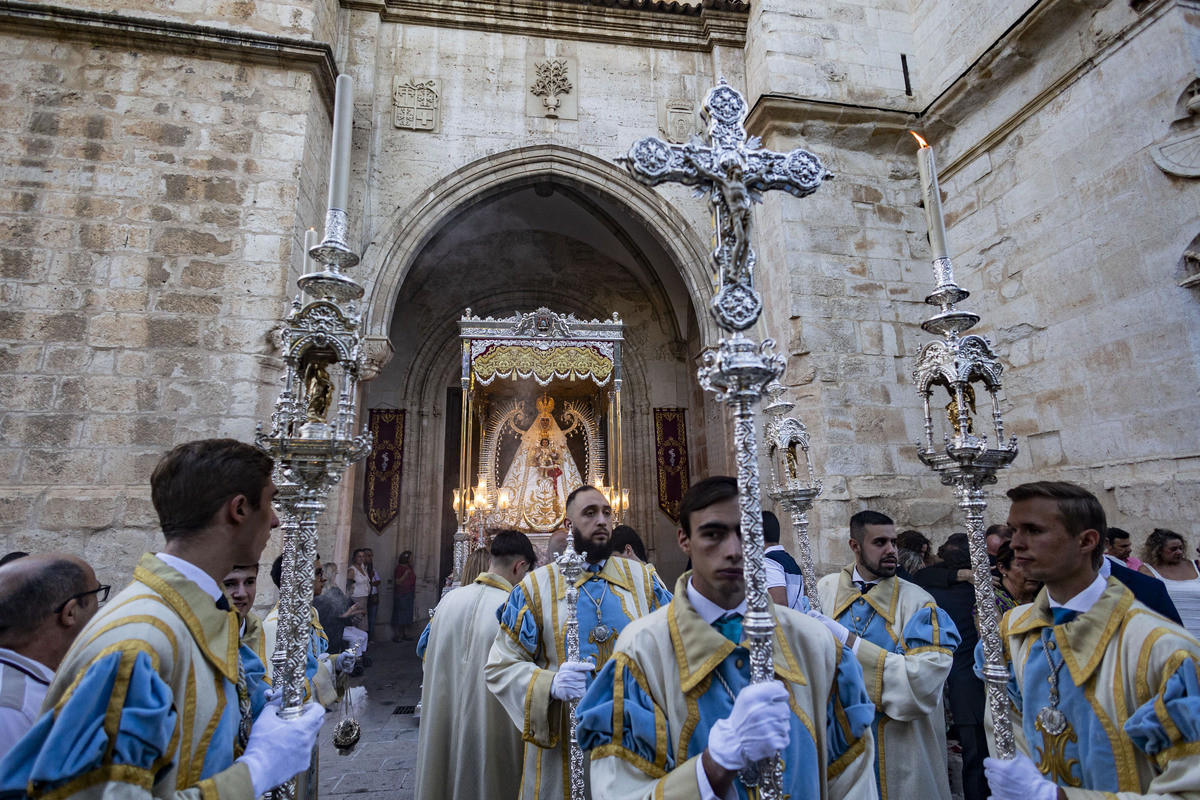 Procesión de la Virgen del Prado de Ciudad Real Feria de Agosto  / RUEDA VILLAVERDE