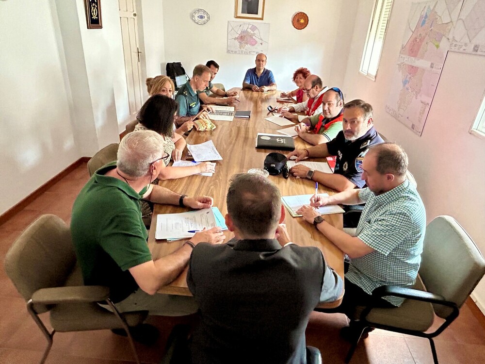 Imagen de la Junta Local de Seguridad de la Feria y Fiestas de Almodóvar del Campo.