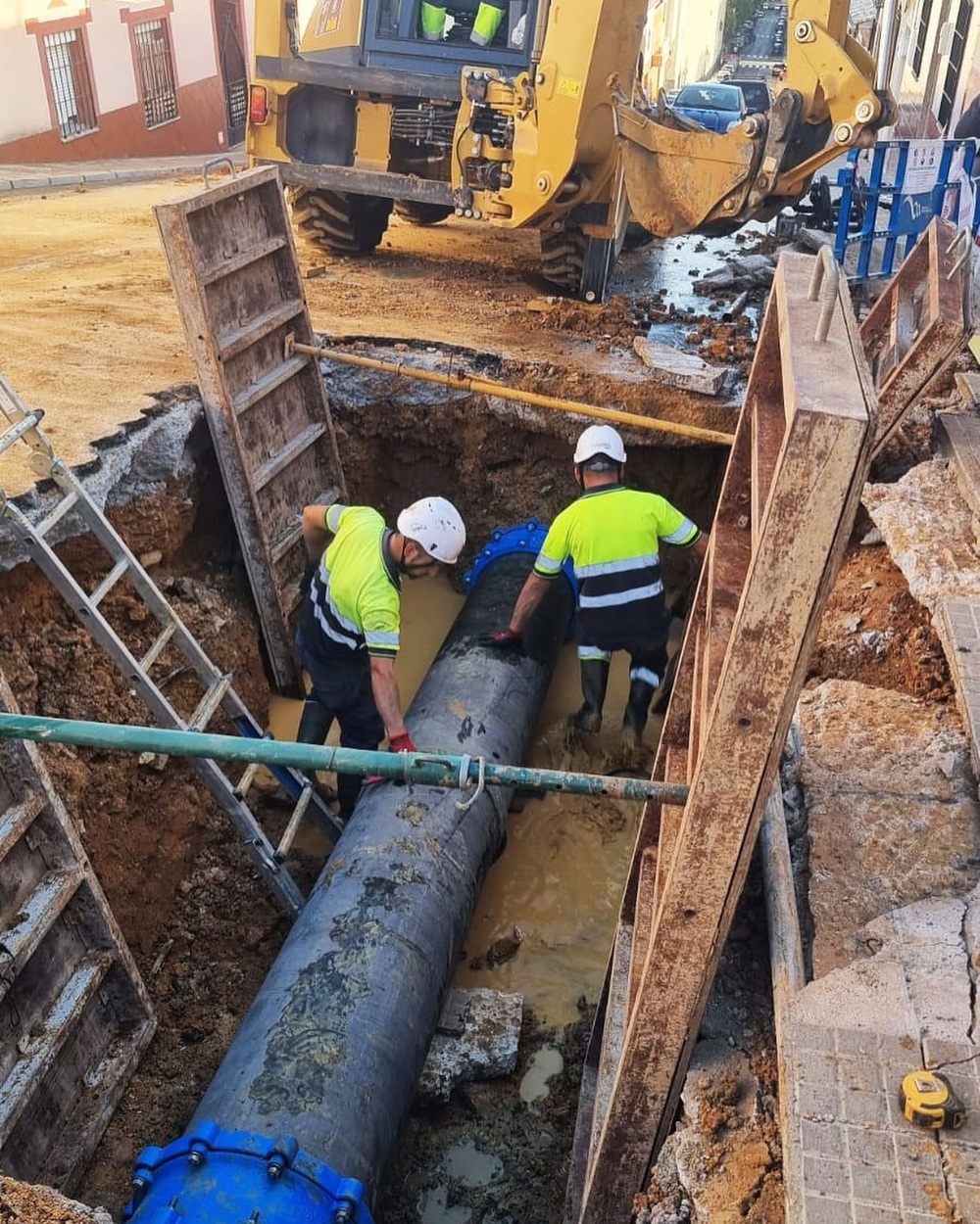 Reparan la avería de la Calle María Auxiliadora