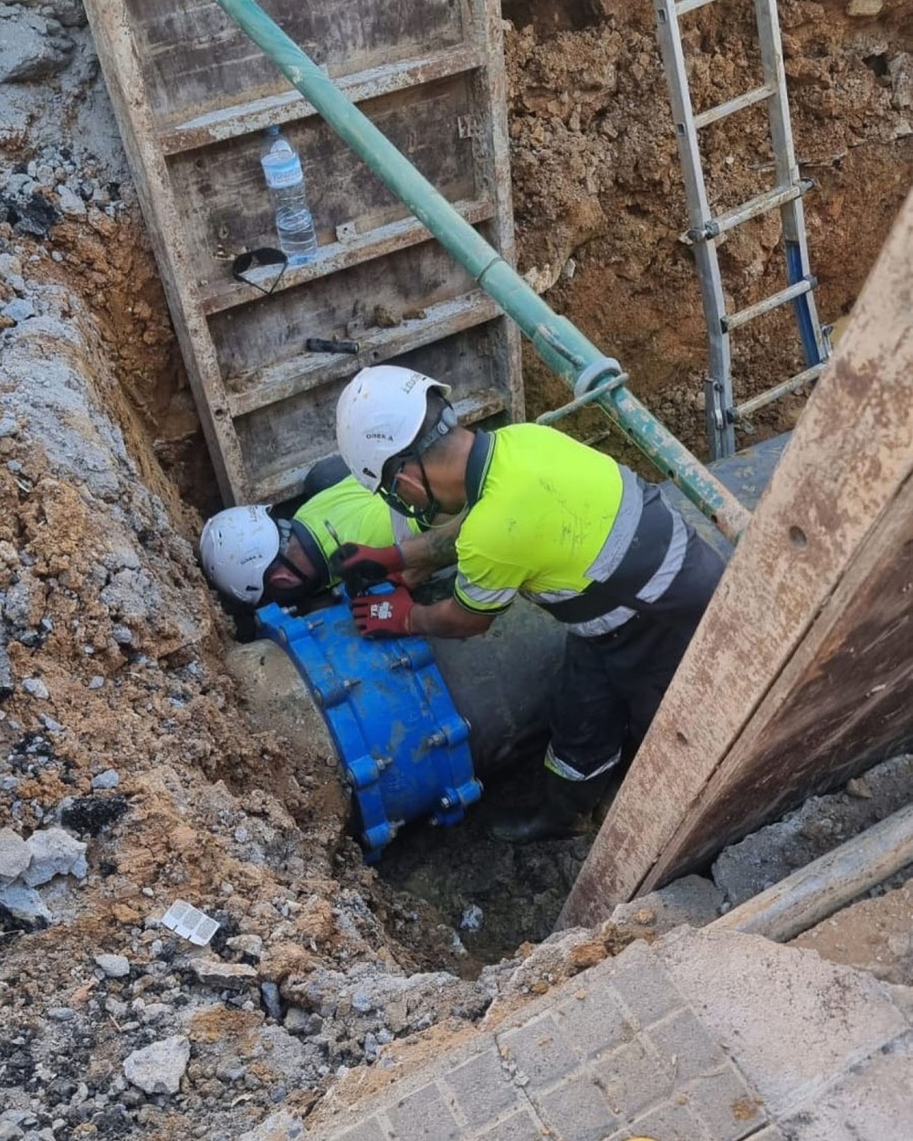 Reparan la avería de la Calle María Auxiliadora