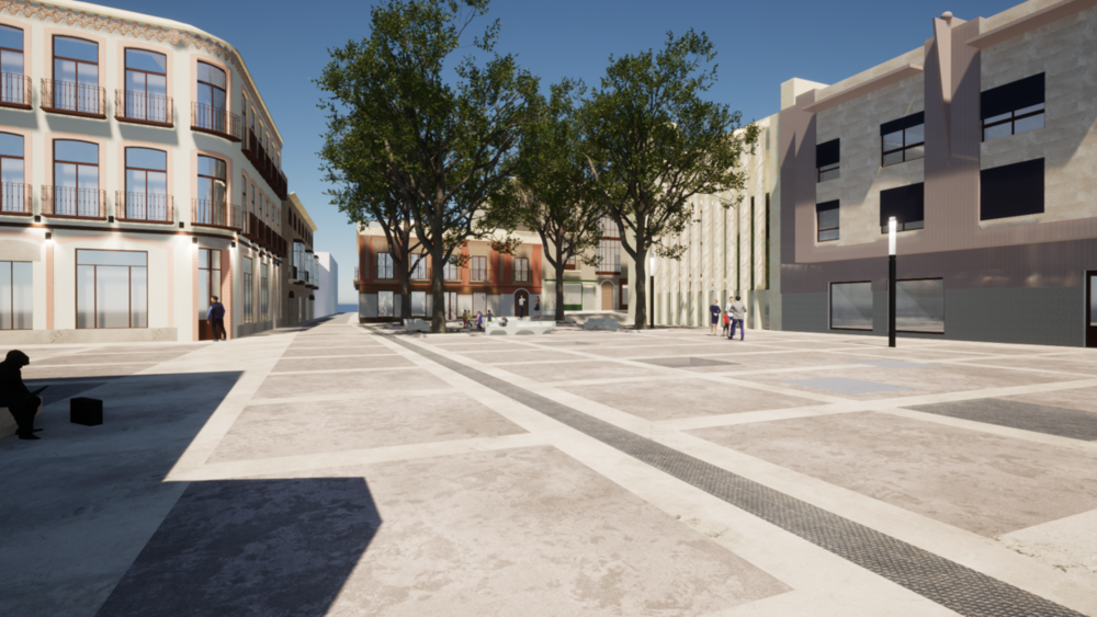 Así será la futura la Plaza Constitución de Valdepeñas