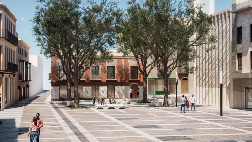 Así será la futura la Plaza Constitución de Valdepeñas