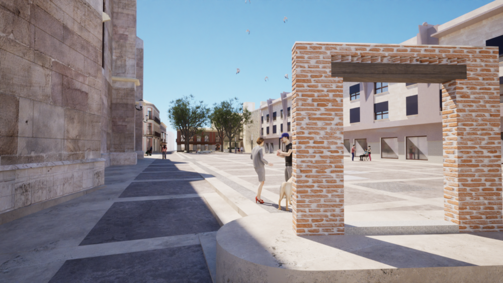 Así será la futura la Plaza Constitución de Valdepeñas