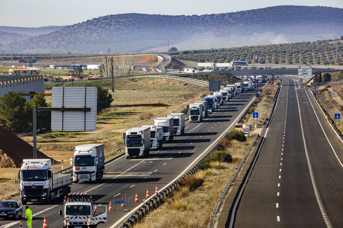 accidente multiple por la niebla, con 3 fallecidos y 18 heridos en la autovia de andalucía en la A 4 a la altura de Santa Cruz de Mudela,  accidente multiple en tre varios camiones y coches con tres fallecidos y 18 heridos dos graves, suceso  / RUEDA VILLAVERDE