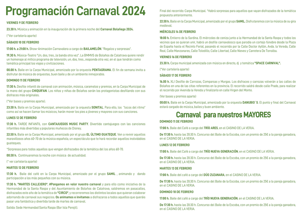 Bolaños se prepara para deslumbrar en su carnaval 