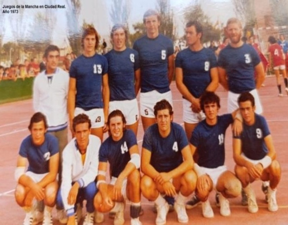 Equipo de Ciudad Real en los Juegos de Castilla-La Mancha 1973.