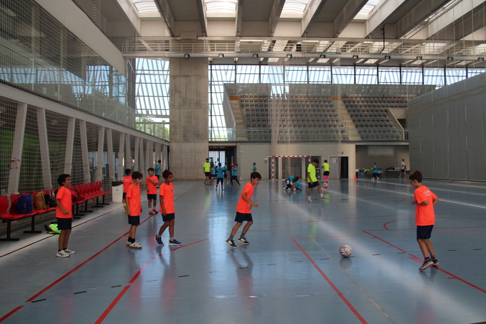 El Campus de Fútbol Sala del CD Racing reúne a 55 menores