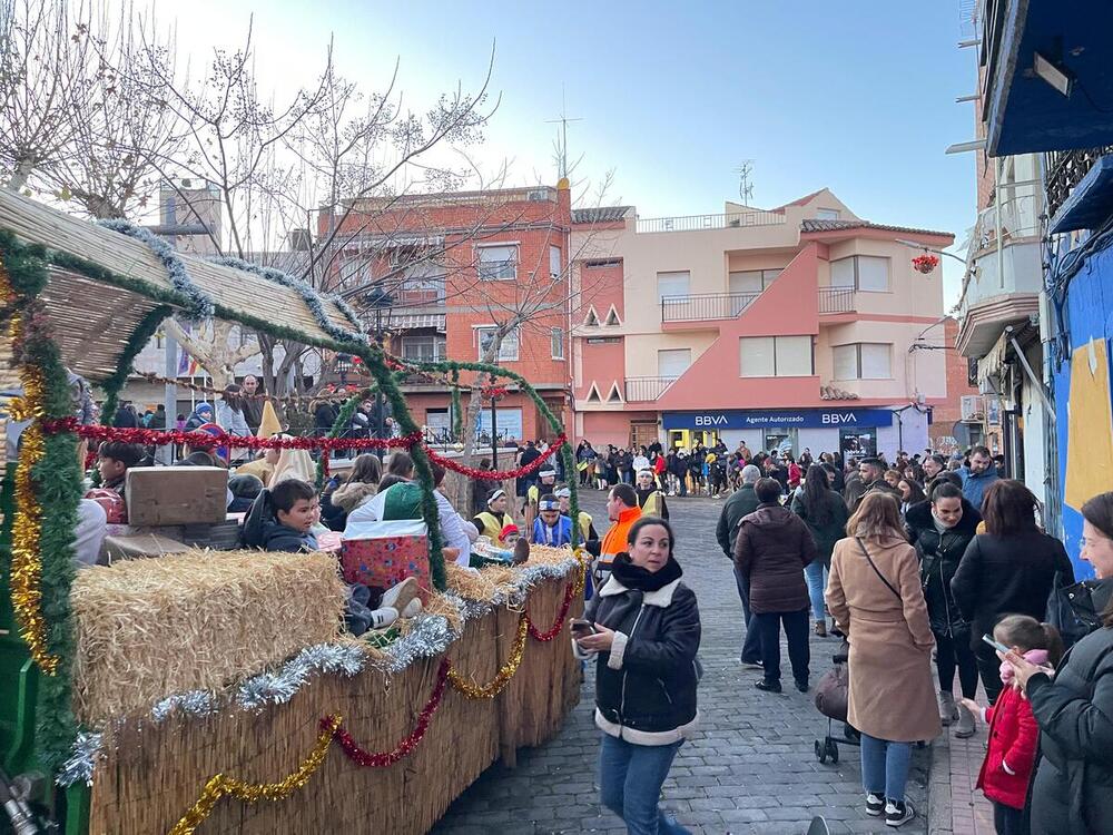 Espectacular recibimiento a los Reyes Magos en Porzuna 