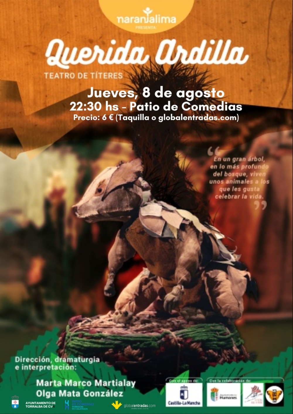 Festival de Teatro y Títeres en el Patio de Comedias de Torralba de Calatrava