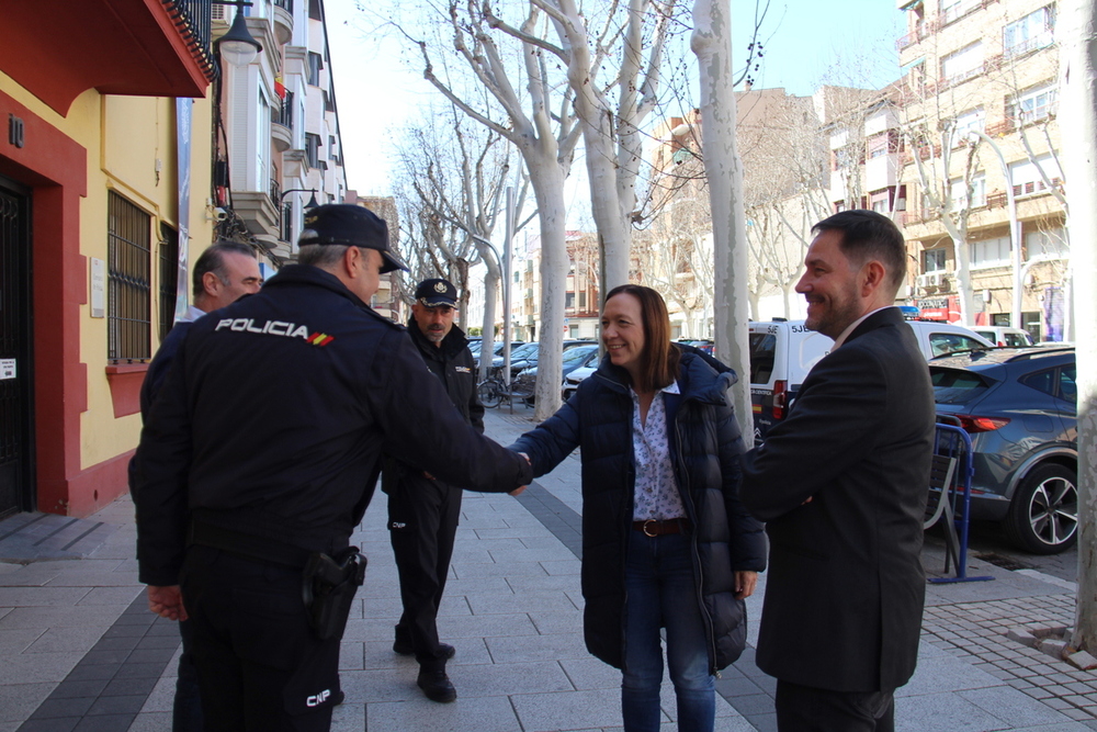 Broceño visita las instalaciones de la Guardia Civil y Policía