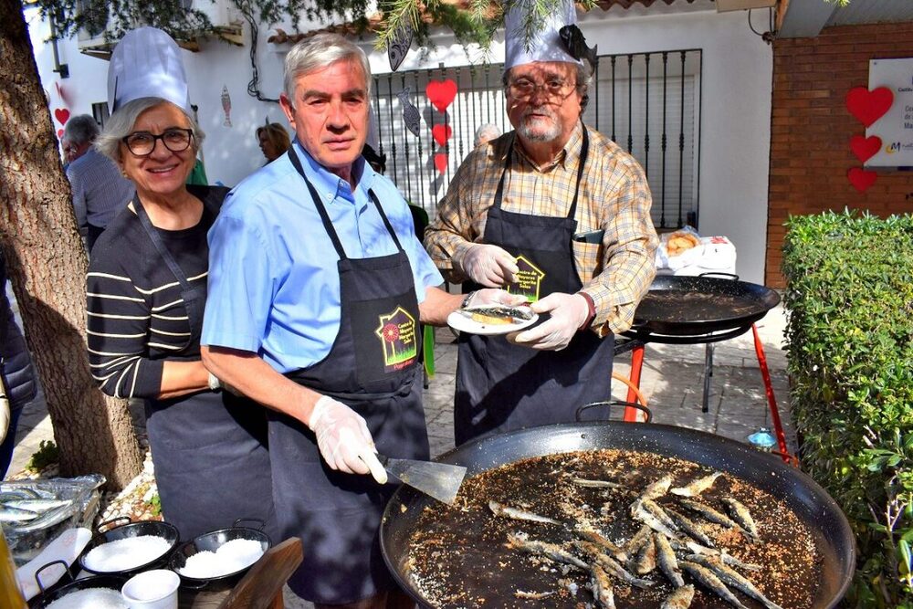 Sardinada para festejar la cuaresma y San Valentín  