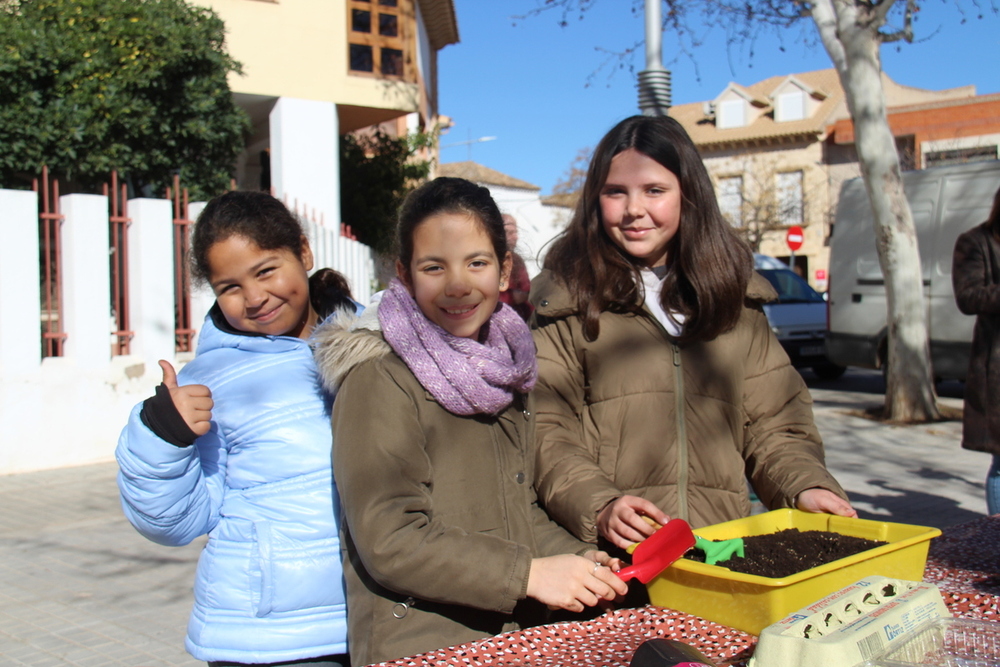 El proyecto alcorques arranca con el CEIP Jesús Ruiz 