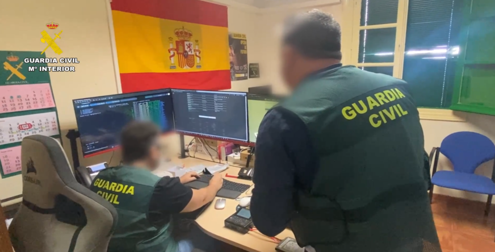 Macrooperación de la Guardia Civil por estafas en la red