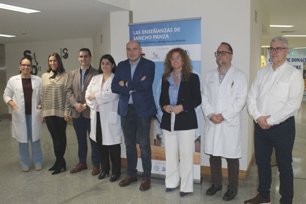 Sancho Panza protagoniza un acto sobre control de diabetes