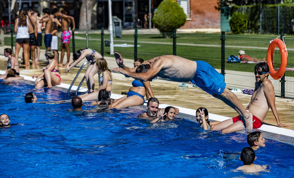 Chapuzones para mitigar los rigores del verano