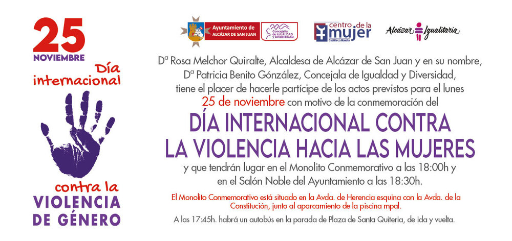 25N para visibilizar y sensibilizar sobre la violencia 