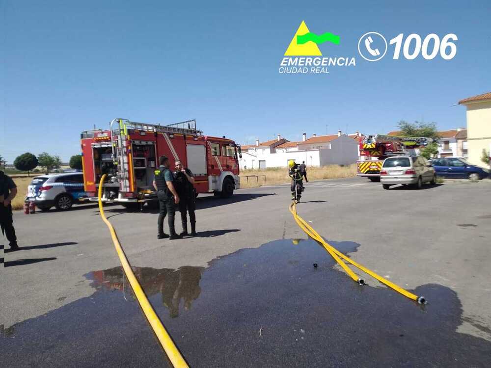 Se incendia una vivienda en Almagro sin causar heridos