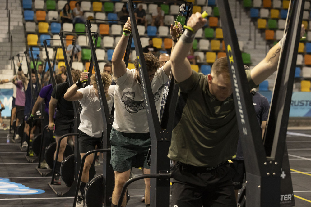 Primeros esfuerzos y sudores en el Mad Fitness Festival