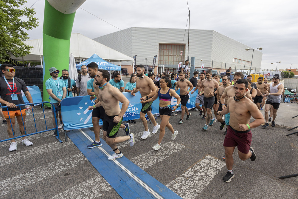 Primeros esfuerzos y sudores en el Mad Fitness Festival