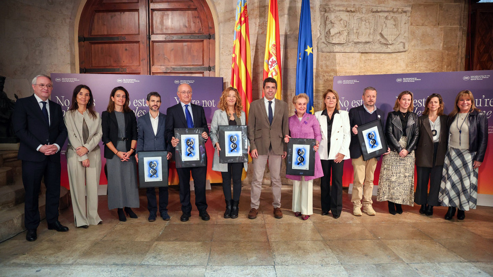 La Generalitat Valenciana premia a Quintanilla por el 25N