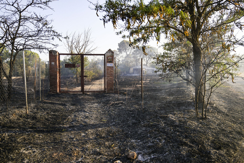 Un incendio en la Poblachuela provoca daños en dos viviendas