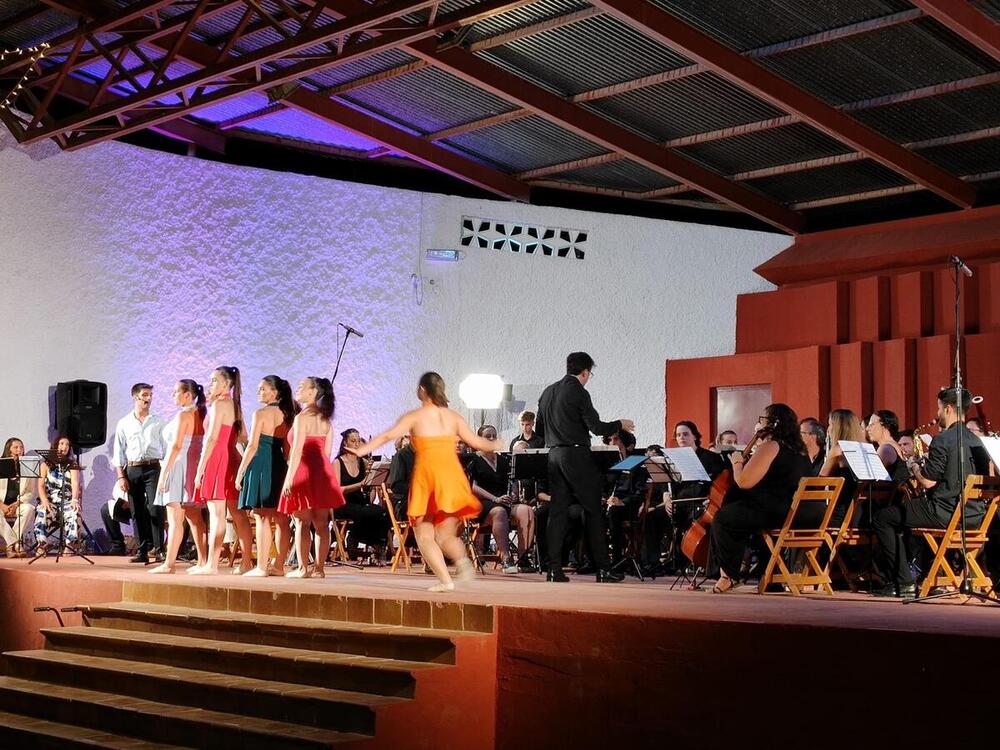 La Asociación Musical Santa Cecilia en los Escenarios de Verano de Alcázar de San Juan