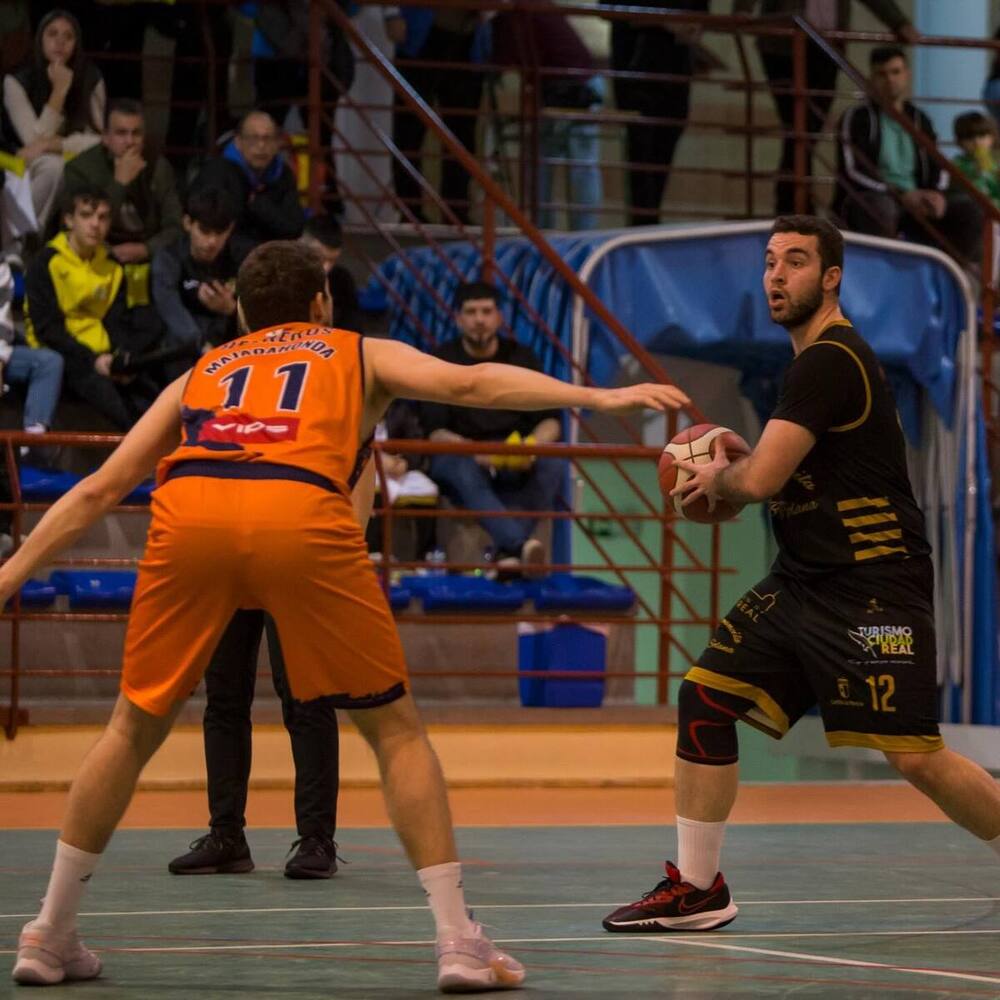 David García, jugador de La Solana, en un partido anterior.