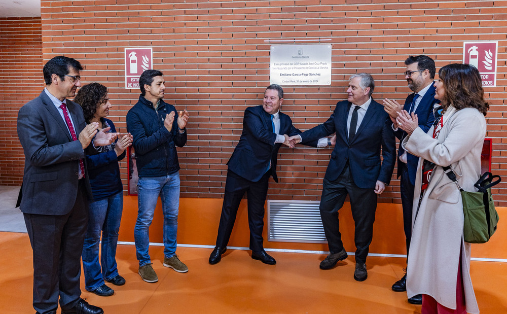 Inauguran el gimnasio del Colegio Cruz Prado de Ciudad Real