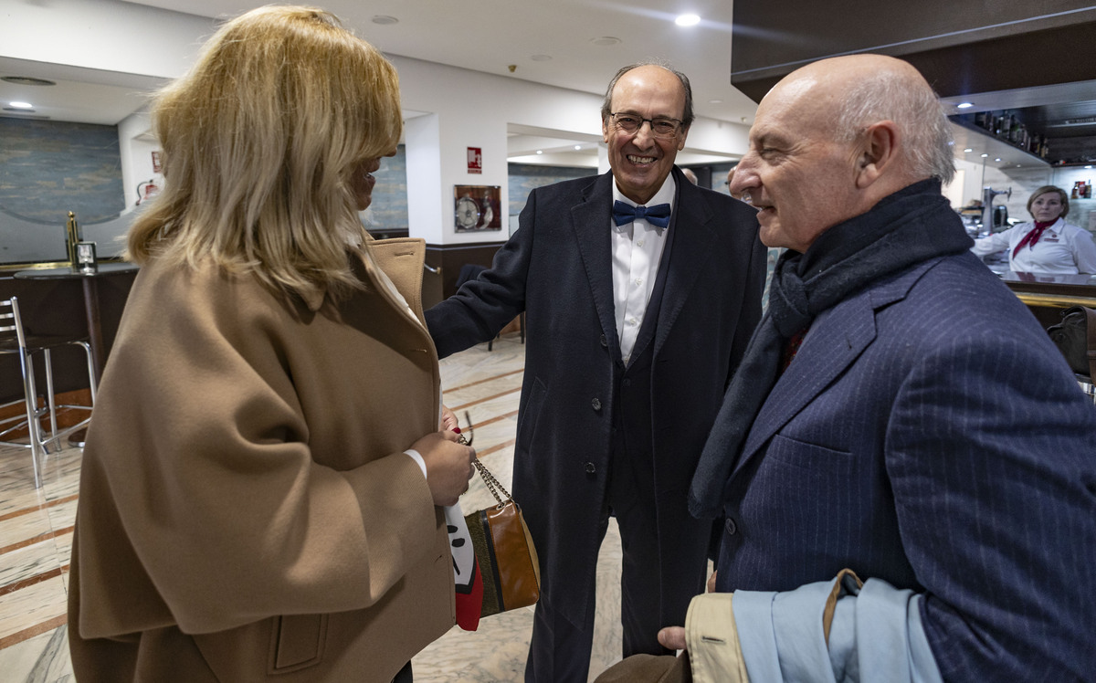 comida de despedida por jubilación del Fiscal Jefe de Ciudad Real Luis Huete  / RUEDA VILLAVERDE