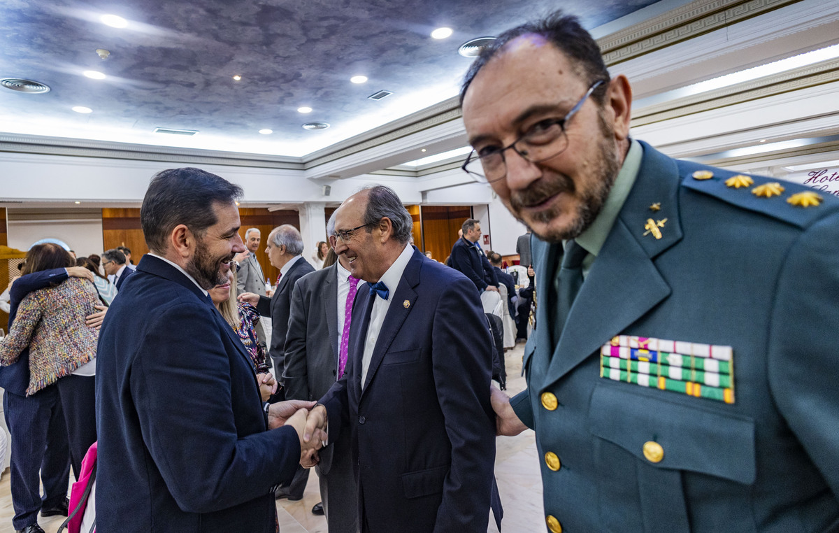 comida de despedida por jubilación del Fiscal Jefe de Ciudad Real Luis Huete  / RUEDA VILLAVERDE