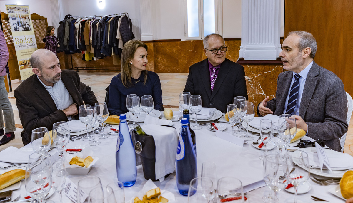 comida de despedida por jubilación del Fiscal Jefe de Ciudad Real Luis Huete  / RUEDA VILLAVERDE