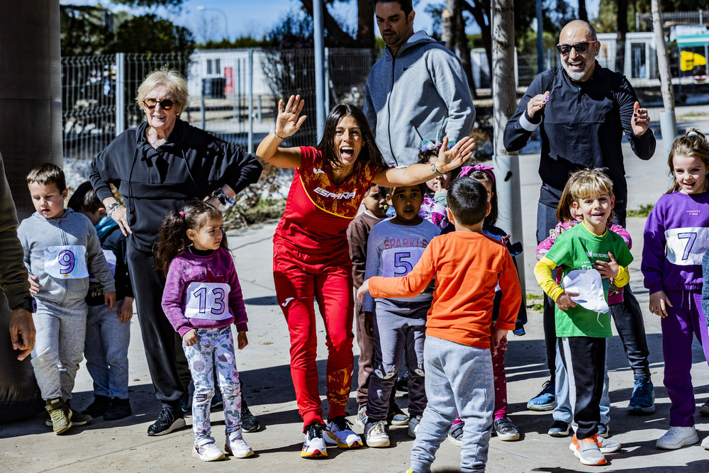 El Cruz Prado aprende con Gemma Arenas los valores del deporte