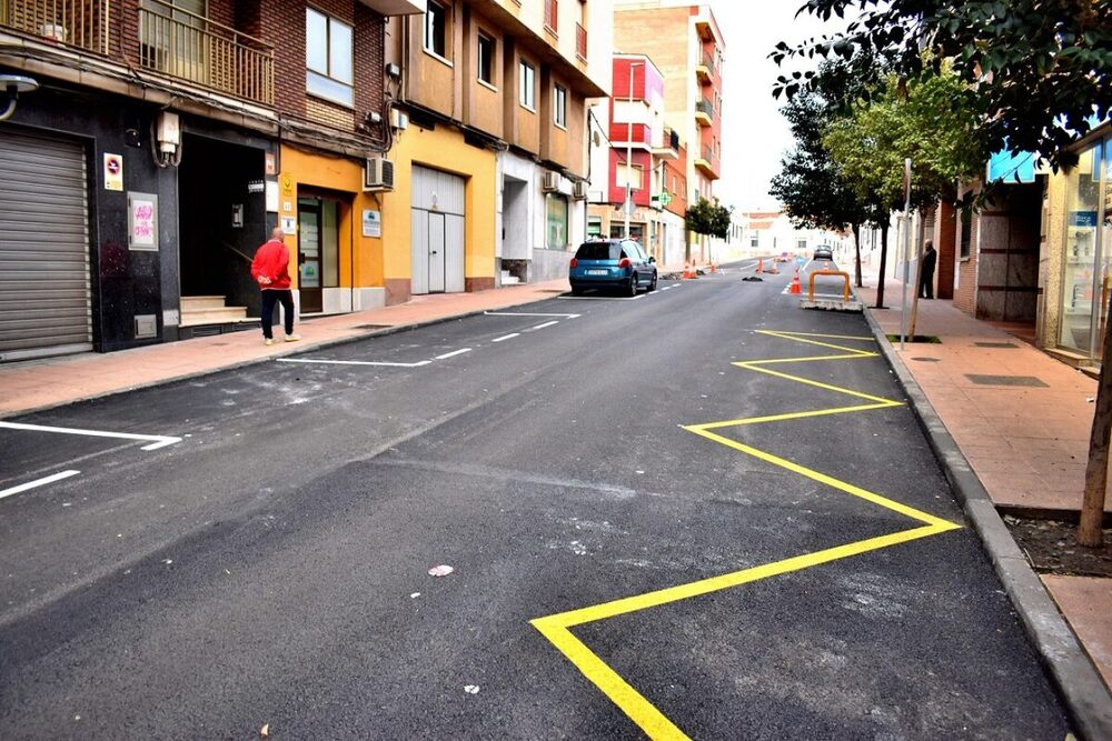 La calle Goya mejora su seguridad con nueva señalización 